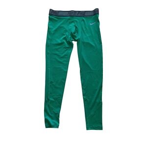 Nike Pro Dri-FIT Mens Training Tights Green Compression Leggings AT3198-302 XXL